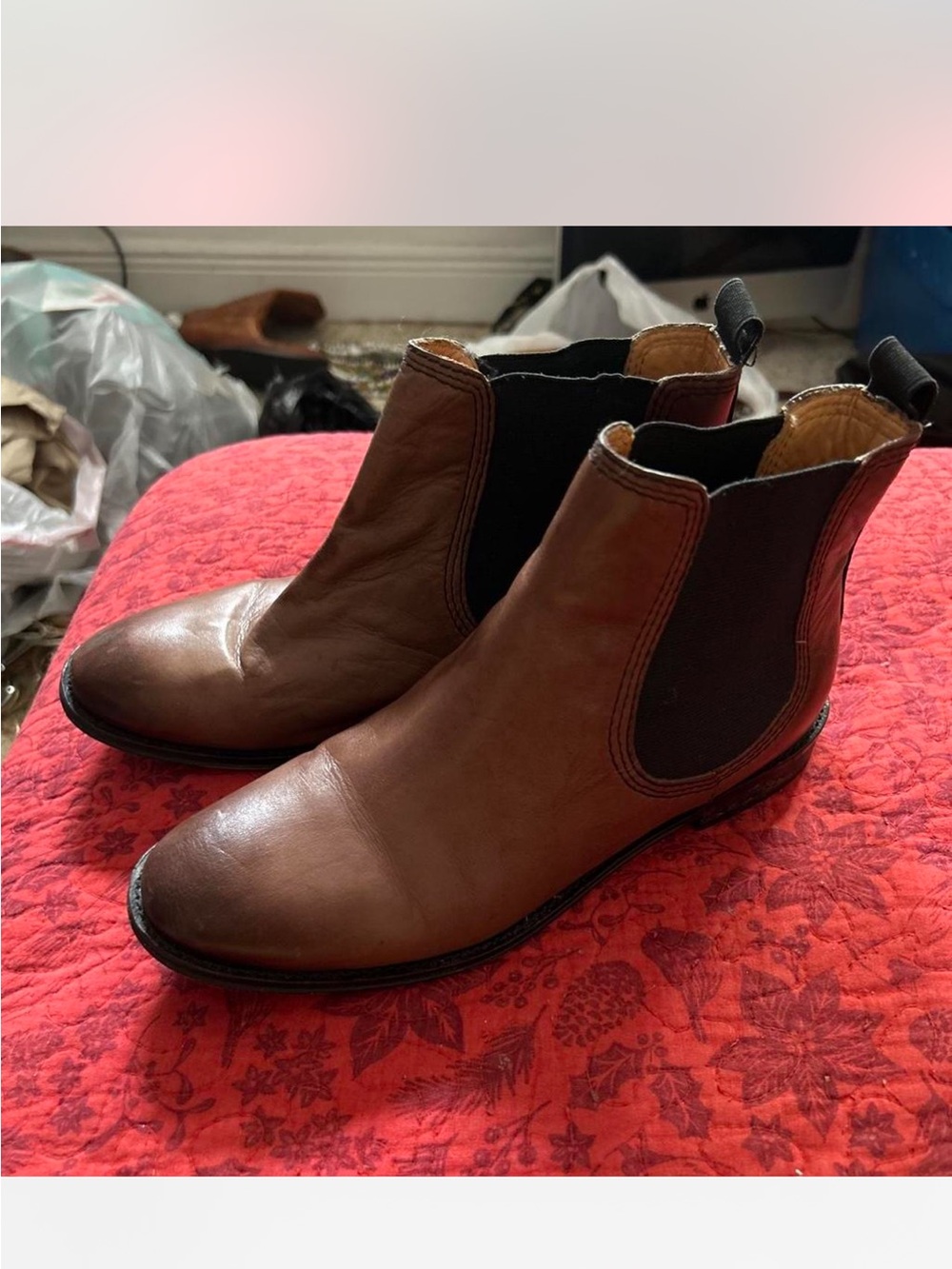 Zara Brown Chelsea Boots - Classic Leather Ankle Boots